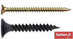 Wood screws, chipboard screws, drywall screws