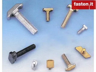 T-head bolts, hammer head and anchor head screws