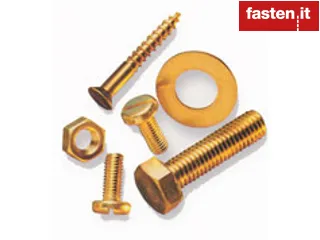 Brass, copper and bronze fasteners