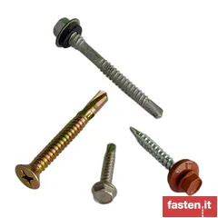Self drilling screws and roofing bolts 
