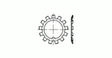 DIN 5406 Rolling bearings - Lockwashers; Safety plate, Lockclip | M24 | Carbon Steel | 13050.18.00.240.000