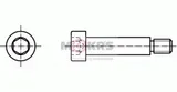 ISO 7379 Hexagon socket head shoulder screws ISO metric coarse thread | M6x10 | Carbon Steel | 03280.16.00.060.010