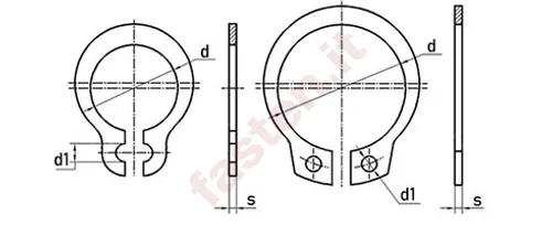 Seeger Retaining Rings, Din 471, Type A For Shafts – TUYMCH