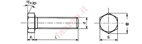 This standard (DIN EN ISO 8676) specifies the characteristics of hexagon head screws with metric fine pitch thread with nominal thread diameters, d, from 8 mm to 64 mm, of product grade A for nominal thread diameters, d, from 8 mm to 24 mm and nominal lengths, l, up to and including 10d or 150 mm, whichever is the shorter, and of product grade B for nominal thread diameters, d, over 24 mm or nominal lengths, l, over 10d or 150 mm, whichever is the shorter. 