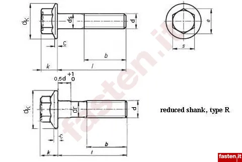 <p>Hexagon flange bolts with or without knurled underhead heavy series</p>
<p>The standard (DIN EN 1665) specifies the characteristics of hexagon head fasteners with flange, with thread sizes from M5 up to M16 enclosed, heavy series, with property classes 8.8, 10.9 and A2-70.</p>