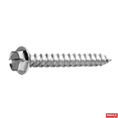 UNI 8117 Self-drilling screws, hexagon washer head  with tapping thread