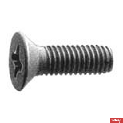 UNI 8113 Thread rolling screws countersunk head, cross recessed metric thread