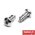Hi-Lo screws for plastic materials, pan head