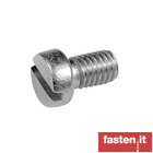 Slotted pan head screws with small head