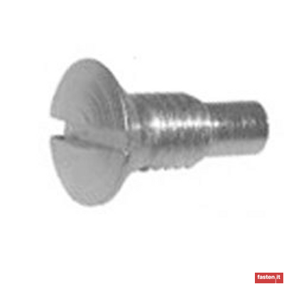 DIN 925 Slotted raised countersunk head screws with dog point