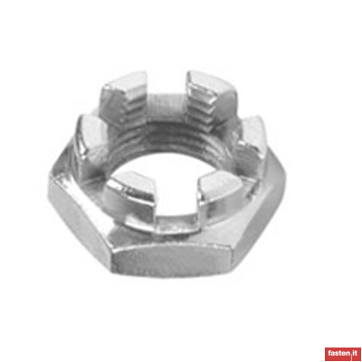 DIN 937 Hexagon thin slotted and castle nuts