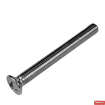 NF E25-120 Raised countersunk head screws with cross recess 