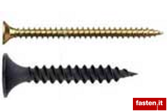 Inch size Wood screws, chipboard screws, drywall screws