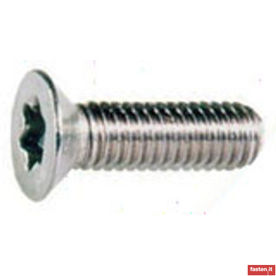 NF E25-107 Hexalobular socket countersunk flat head screws 