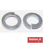 Split lock washers, commercial and heavy type, italian standards