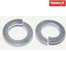 Split lock washers, commercial and heavy type, italian standards