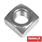 Square nuts, square machined nuts and heavy square nuts, inch series