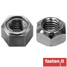 Prevailing-torque steel hex and hex flange nuts, inch series (IFI 100/107)