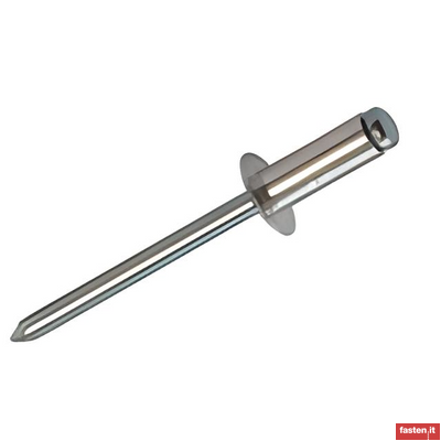 DIN EN ISO 15977 Open end blind rivets with break pull mandrel and protruding head - AlA/St