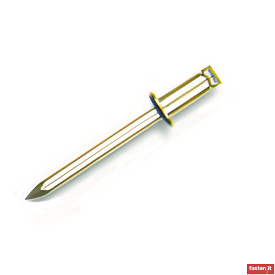 DIN EN ISO 15983 Open end blind rivets with break pull mandrel and protruding head - A2/A2
