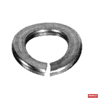 UNI 8839 Curved spring lock washers