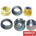 Special nuts for automotive industry