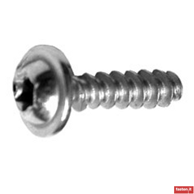 DIN 34819 Tapping screws, hexalobular socket, raised head with collar