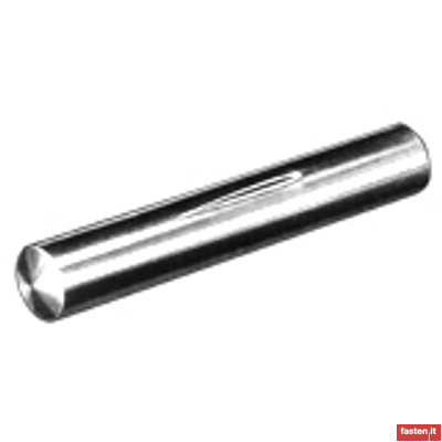 DIN EN ISO 8742 Grooved pins, one third length centre grooved
