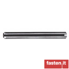 Spring type straight pins, slotted,  light duty