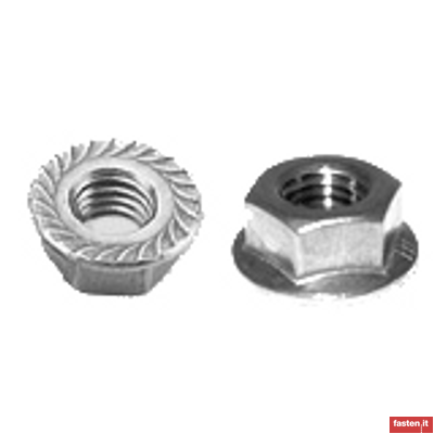 DIN 14218 Hexagon nuts with flange fine thread