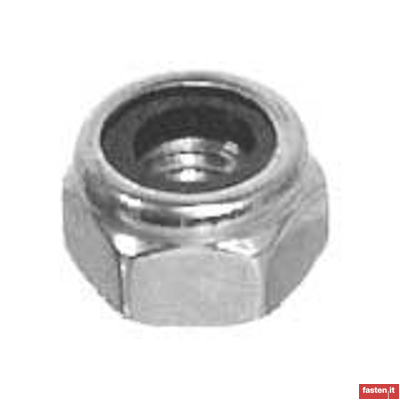 DIN EN ISO 10512 Prevailing torque type hexagon regular nuts (with non-metallic insert) with metric fine pitch thread 