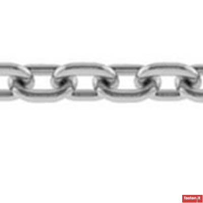 DIN 5685-3 Round steel link chain non proof loaded - short link