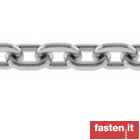 Round steel link chain non proof loaded - short link