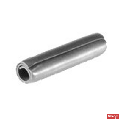UNI 6876 Spring-type straight pins. Coiled, heavy duty