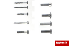 Screws and fixings for solar panels