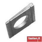 Square taper washers for U-sections for high-tensile structural bolting 