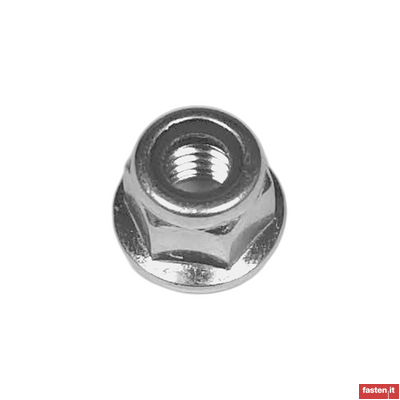 ISO 7043 Self-locking hex flange nuts with non metallic insert