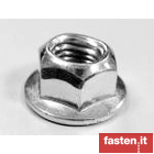 Product image - Prevailing torque type - All-metal hexagon nuts with flange 