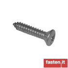 Tapping screws, cross recessed oval head