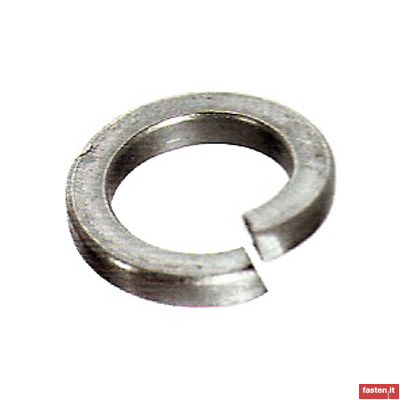 BS 4464 B Single coil spring square washers for screws with cylindrical heads