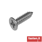 Tapping screws, cross recessed countersunk flat head