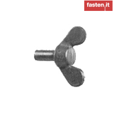 Wing screws with rounded wings