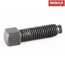 Square head screws with short dog point