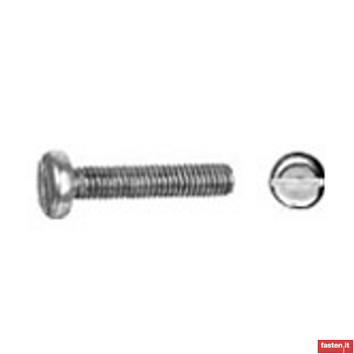 DIN 85 Slotted pan head screws. Product grade A