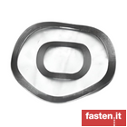 Compression rings for ball bearings Lmkas pressed from strip