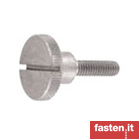 Knurled thumb screws, high type, slotted