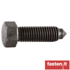 Hexagon set screws with small hexagon, half dog point and flat cone point