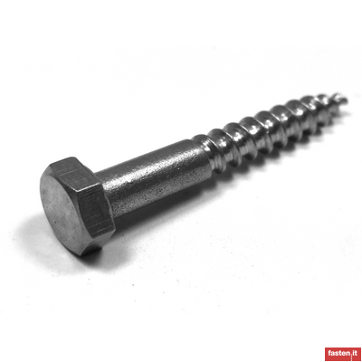 UNI 704 Hexagon head wood screws, lag screws
