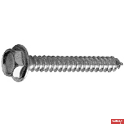 DIN EN ISO 7053 Tapping screws hex head flanged