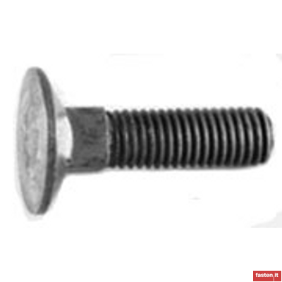 UNI 6104 Flat countersunk head square neck bolts with long square